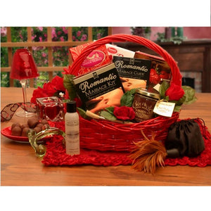 Romantic Massage Romance Gift Basket MEDIUM