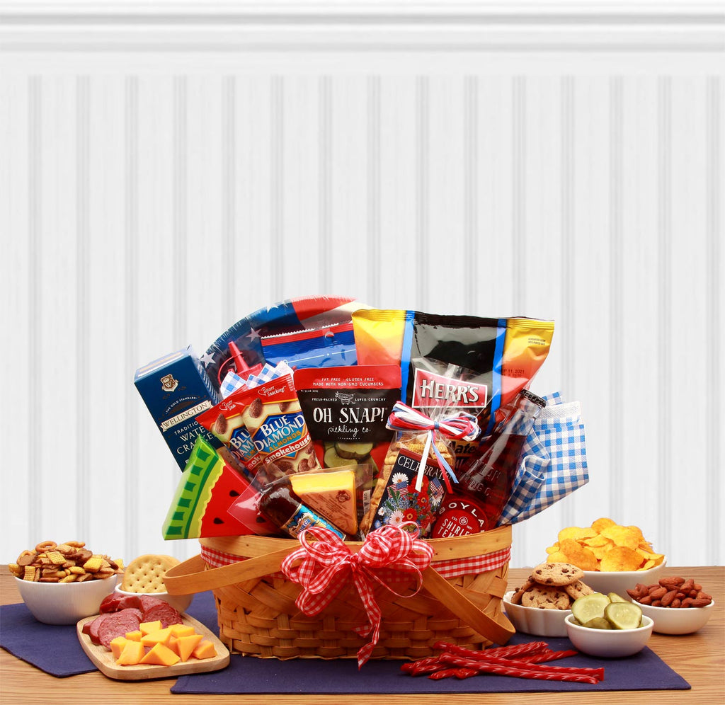 Celebrate America Picnic Gift Basket