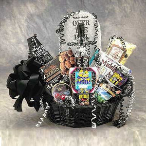 Over The Hill Birthday Gift Basket LARGE