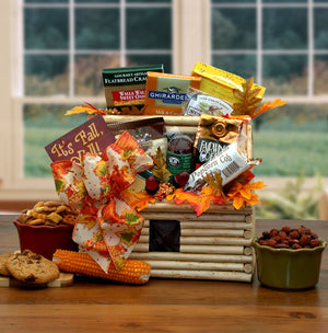 It's Fall Y'All Fall Log Cabin Gift Basket