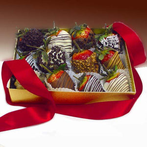 Decadent Chocolate Strawberries Gift Box - Only available when in season