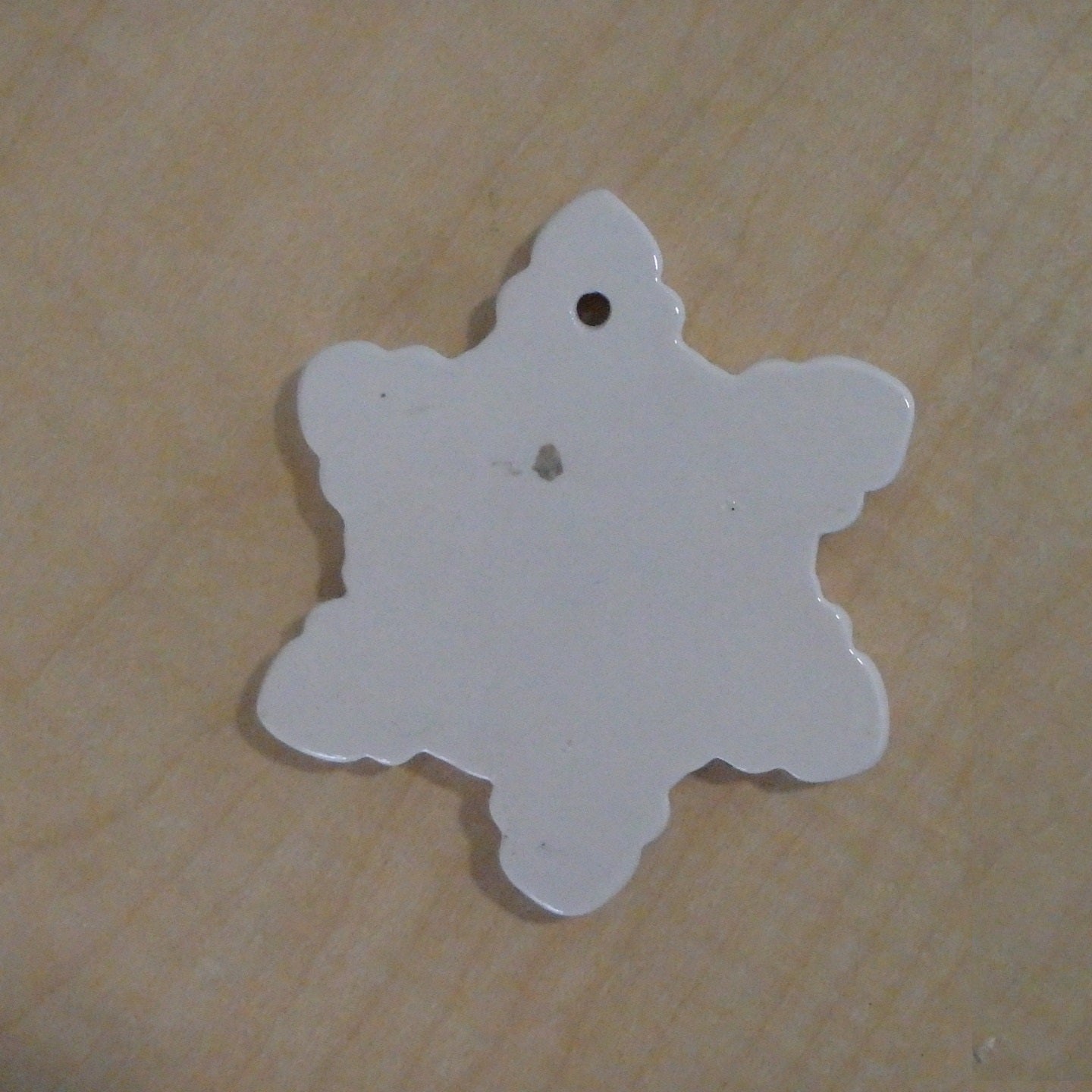 Snowflake Ceramic Holiday Ornament